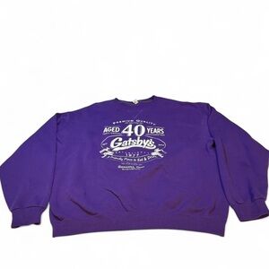 Fruit of the loom Purple Men's Aged 40 Years Gatsby Sweater